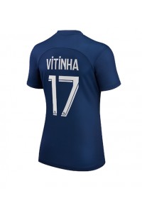 Paris Saint-Germain Vitinha Ferreira #17 Fotballdrakt Hjemme Klær Dame 2022-23 Korte ermer